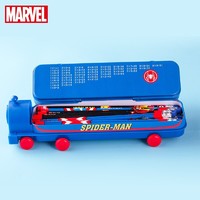 Disney 迪士尼 火车头多功能带削笔器儿童铅笔盒 蜘蛛侠2